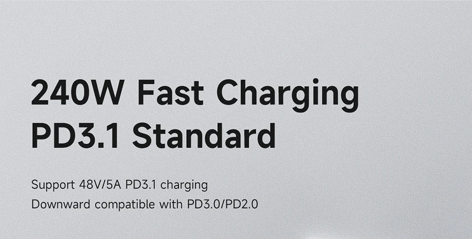 Hagibis USB C Magnetic Fast Charging Cable PD 240W 40Gbps Compatible with Thunderbolt 4/3 Video Cord For Laptop iPhone 17 Tablet