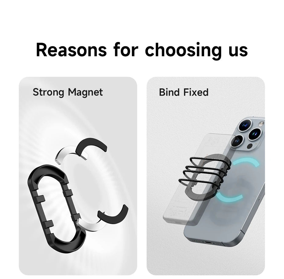 Hagibis Magnetic Patch Adapter Ring Magnet Sticker for Magsafe Patch Accessories Bundle Kits Power Bank SSD Enclosure DAC Amp - Intechlegent