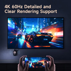 Hagibis Wireless HDMI-Compatible Display Dongle Adapter 4K@60Hz Wireless Extender for Laptop PC Smartphone HDTV Projector iOS - Intechlegent