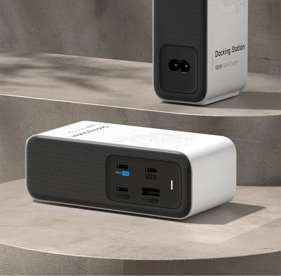 Hagibis 100W GaN Docking Station for Switch ROG Ally Steam Fast Charger 4K Monitor 2.5G Ethernet for Thunderbolt 4/3 Macbook Pro