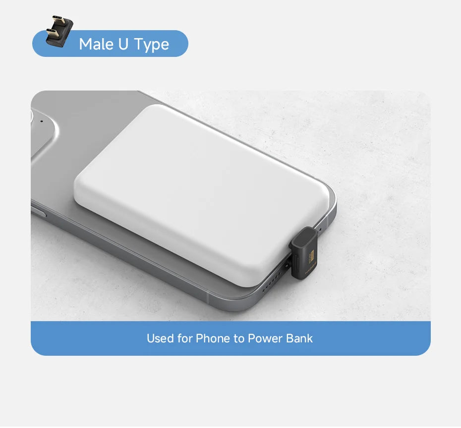 Hagibis USB C to C Adapter 90 Degree Right Angle Converter 80Gbps USB4 Data Cable Extension for Thunderbolt 5/4 iPhone 17 Laptop