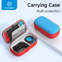 Hagibis Switch Carrying Case for Nintendo Switch /OLED with Game Cartridges Portable Carrying Travel Bag for Swtich Accessories - Intechlegent