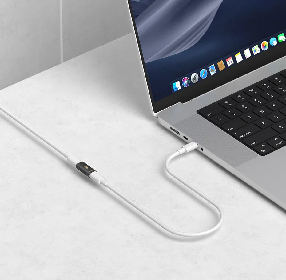 Hagibis USB C Female to USB C Female Adapter 80Gbps 240W USB4 Dual Female Extension Cable Converter for Thunderbolt 5/4  Laptop