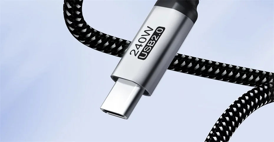 Hagibis 240W USB Type C Cable PD 3.1 Fast Charging Type C to Type C line for MacBook Pro Air PS4/5 iPhone 17 Switch iPad Samsung