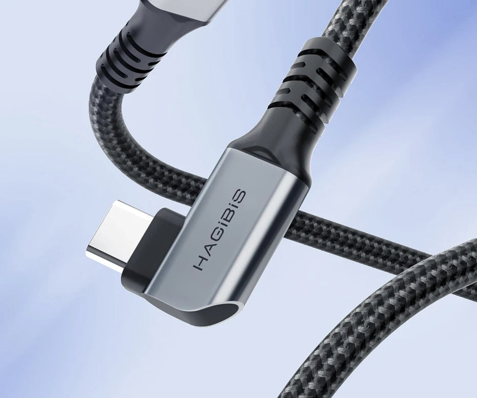 Hagibis USB C to USB C Cable USB 3.2 Gen 2 Type C Cable 10Gbps 4K 60Hz Video 100W Fast Charging for iPhone 17 Macbook Pro iPad