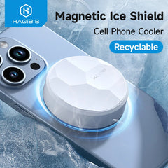 Hagibis Magnetic Cell Phone Cooler Lightweight Phone Radiator Physical Ice Pad for Phone Tablet iPad Pro Gaming Live Streaming - Intechlegent