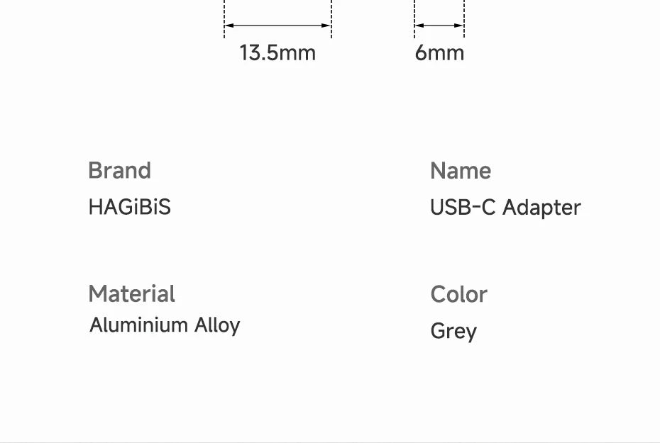 Hagibis USB A Male to USB C Female Adapter 10Gbps High-Speed Data Transfer 60W Fast Charging Conventer Plug for Macbook Tablet