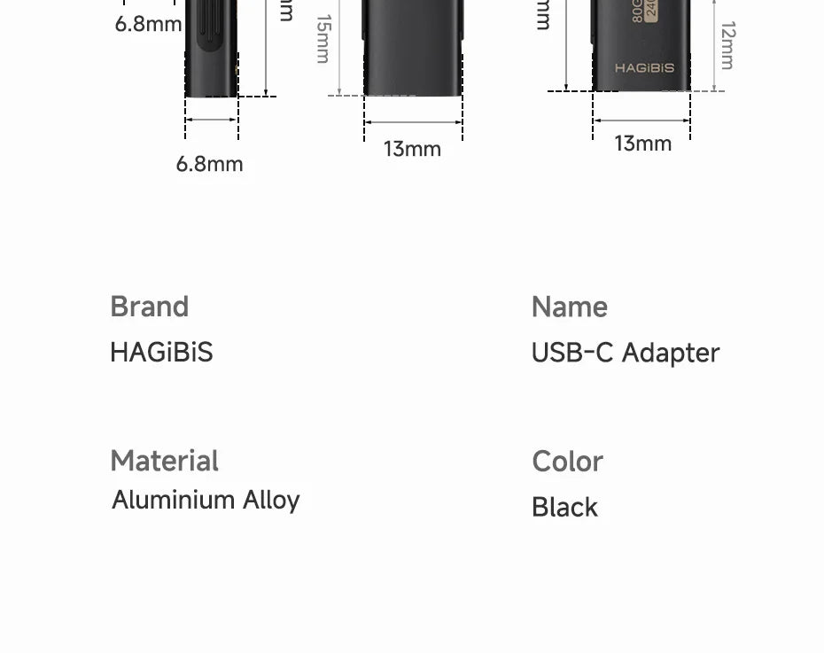 Hagibis USB C to C Adapter 90 Degree Right Angle Converter 80Gbps USB4 Data Cable Extension for Thunderbolt 5/4 iPhone 17 Laptop