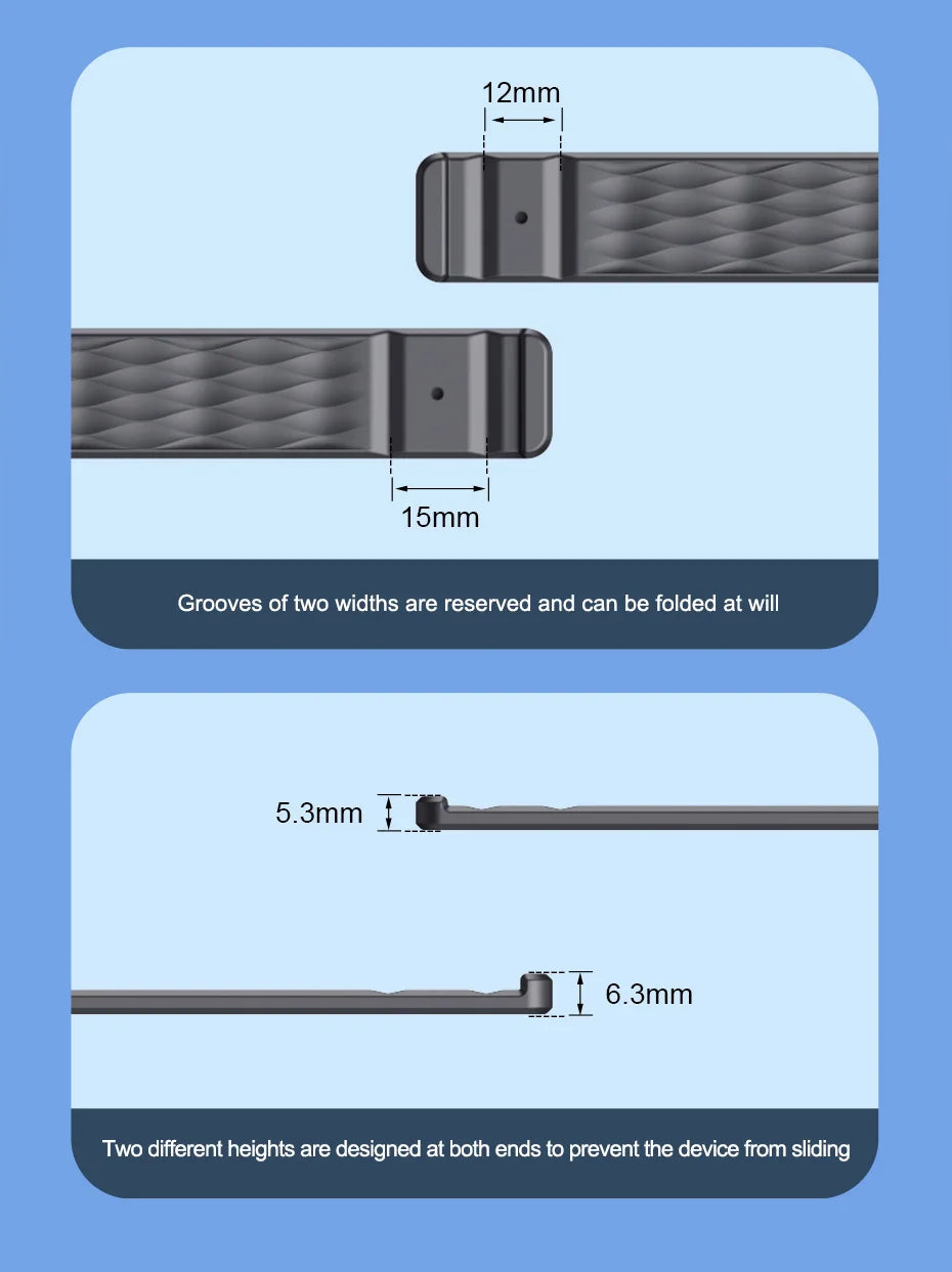 Hagibis Phone Grip Strap Stand Cell Phone Wristband Finger Holder Portable Universal Foldable Kickstand for Most Smartphones - Intechlegent