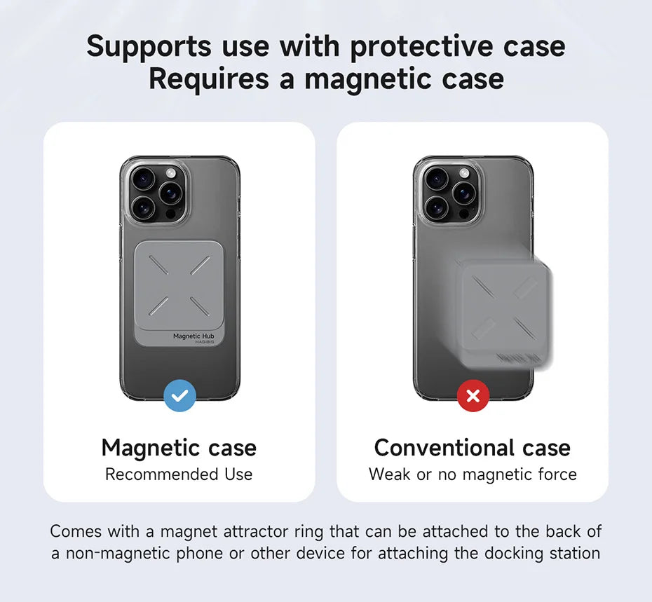 Hagibis Magnetic Card Reader SD4.0 312MB/s USB-C to SD MicroSD TF Memory Card Magnet HUB UHS-II for Laptop iPhone 17/16 Macbook
