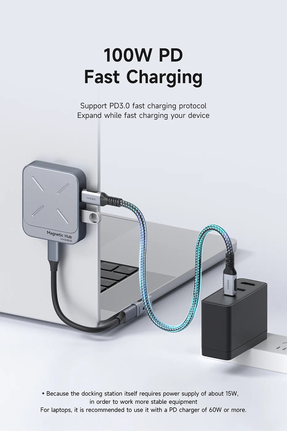 Hagibis Magnetic Card Reader SD4.0 312MB/s USB-C to SD MicroSD TF Memory Card Magnet HUB UHS-II for Laptop Phone Macbook Camera - Intechlegent