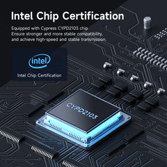 Hagibis Thunderbolt 5 Cable Up to 120Gbps Bandwidth Boost 240W Charging 80Gbps Date 16K/8K Compatible with Thunderbolt 4 USB C