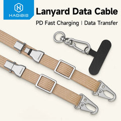 Hagibis Universal Phone Lanyard USB C to USB C Cable Phone Strap Anti-loss C to C Cord for iPhone 16 Pro Max Camera Sony Fuji - Intechlegent