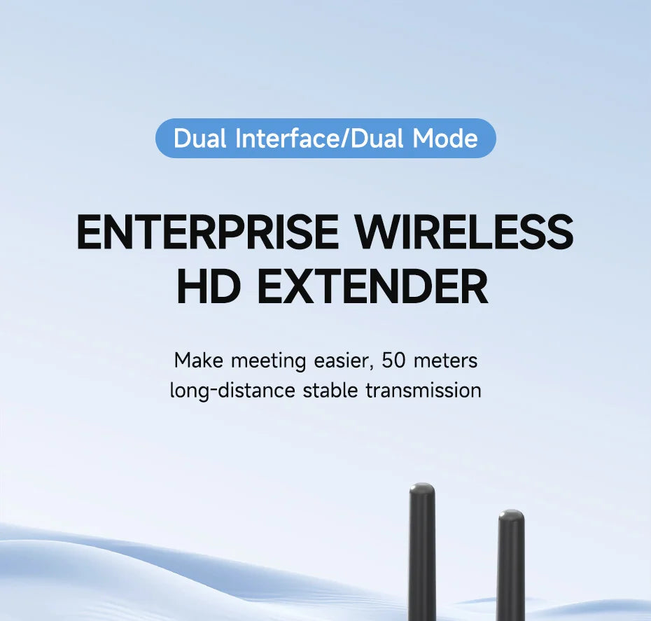 Hagibis Wireless HDMI-compatible Transmitter and Receiver Kit Type-C USB Dual Plug Extender TV Dongle for HD Display Projector - Intechlegent