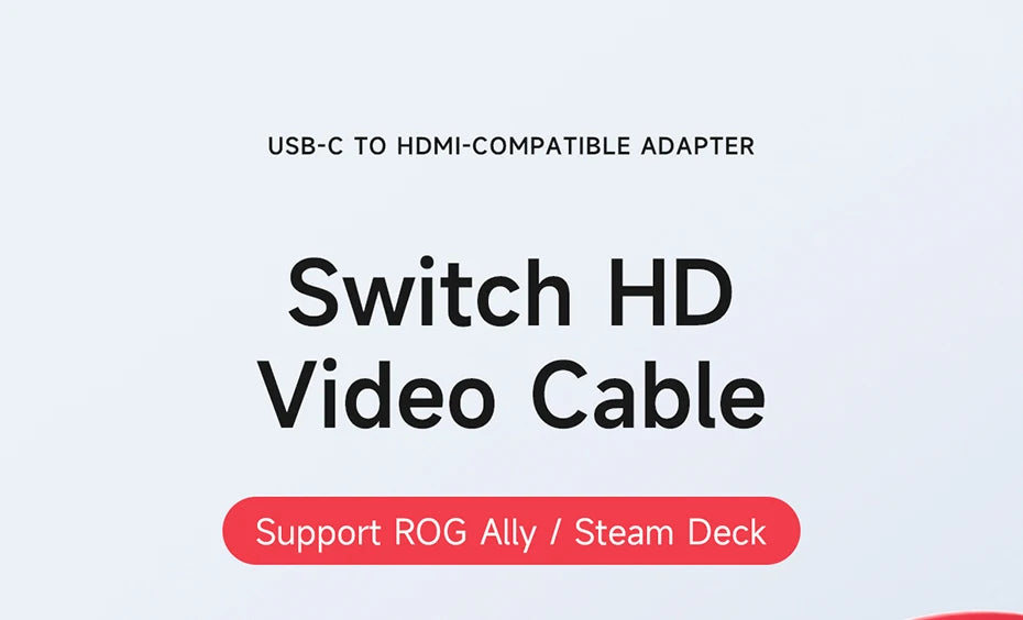 Hagibis Switch Dock for Nintendo Switch/OLED USB C to HDMI-Compatible Cable Adapter 4K60Hz 100W PD for Laptop SteamDeck ROG Ally