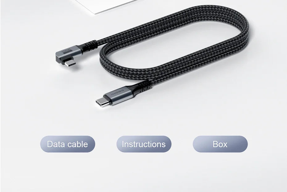 Hagibis USB C to USB C Cable USB 3.2 Gen 2 Type C Cable 10Gbps 4K 60Hz Video 100W Fast Charging for iPhone 17 Macbook Pro iPad