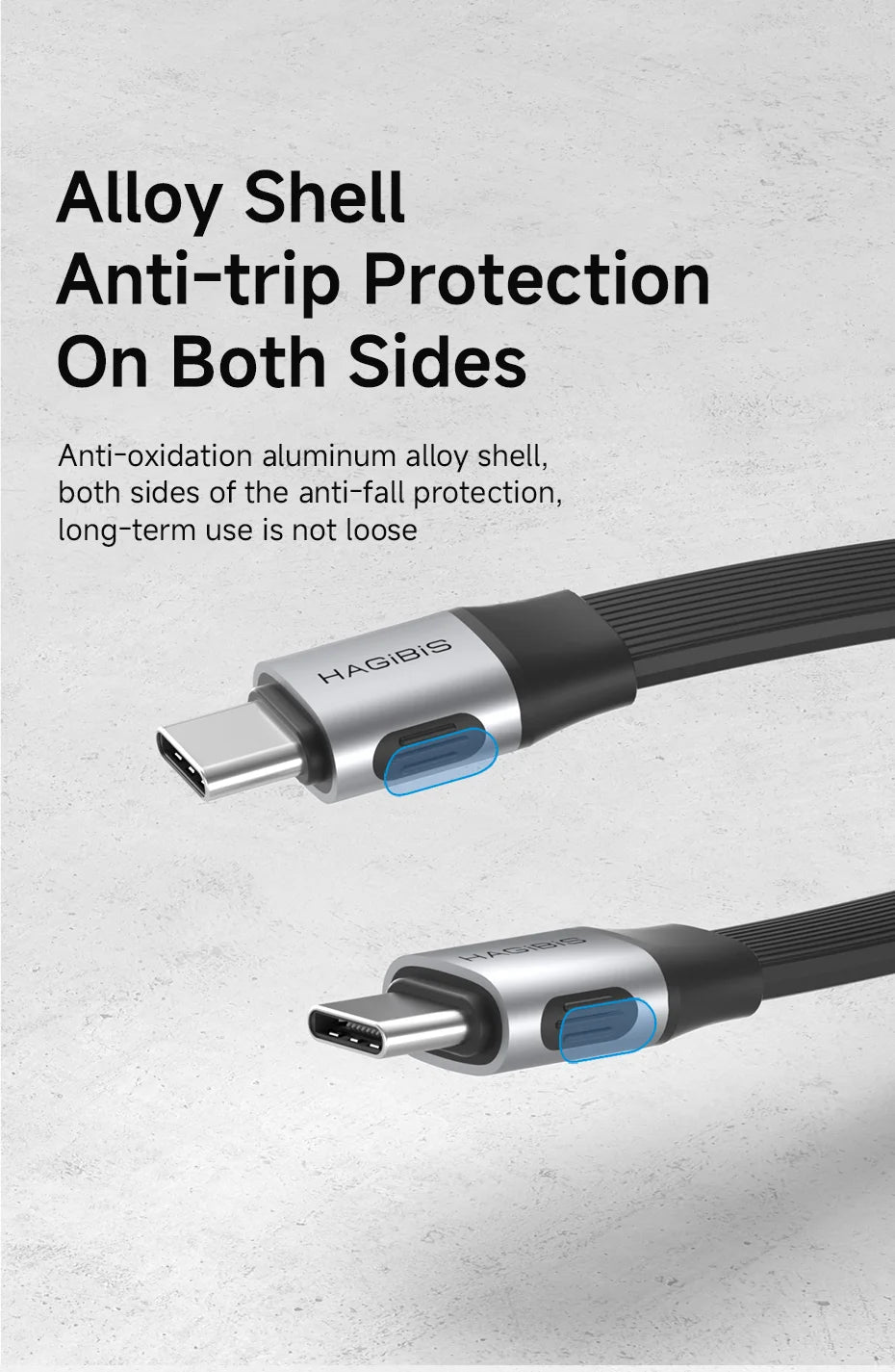 Hagibis Short USB C to USB C Full Function Cable USB4 V2 Date Cable 80Gbps 8K PD 240W Cord for Thunderbolt 4/5 iPhone Laptop SSD