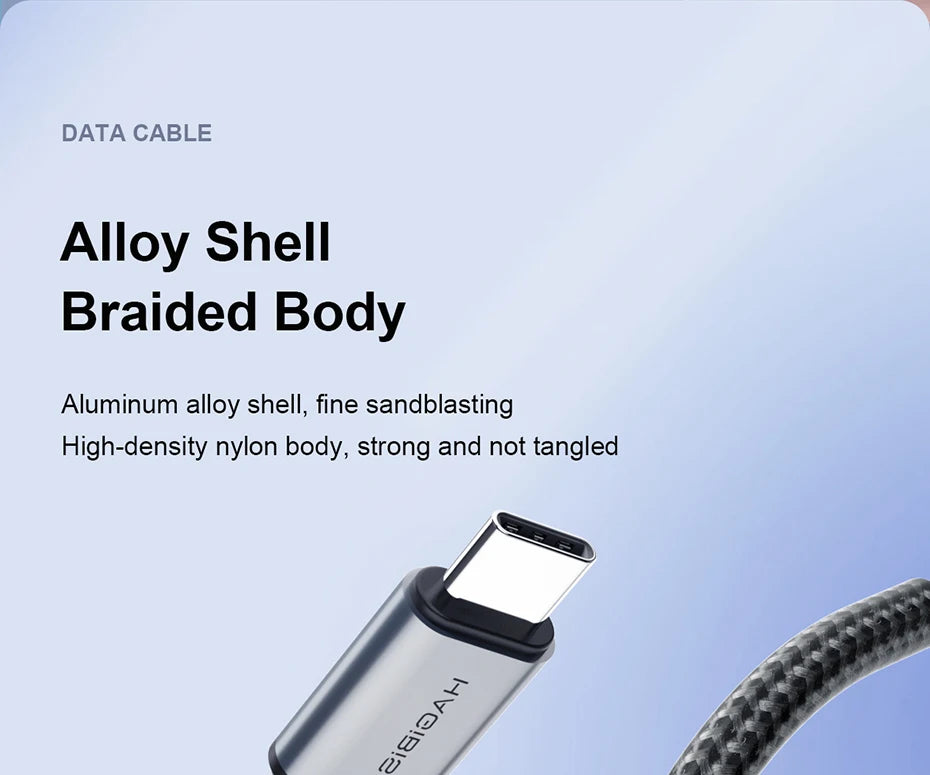Hagibis USB C to USB C Cable USB 3.2 Gen 2 Type C Cable 10Gbps 4K 60Hz Video 100W Fast Charging for iPhone 17 Macbook Pro iPad