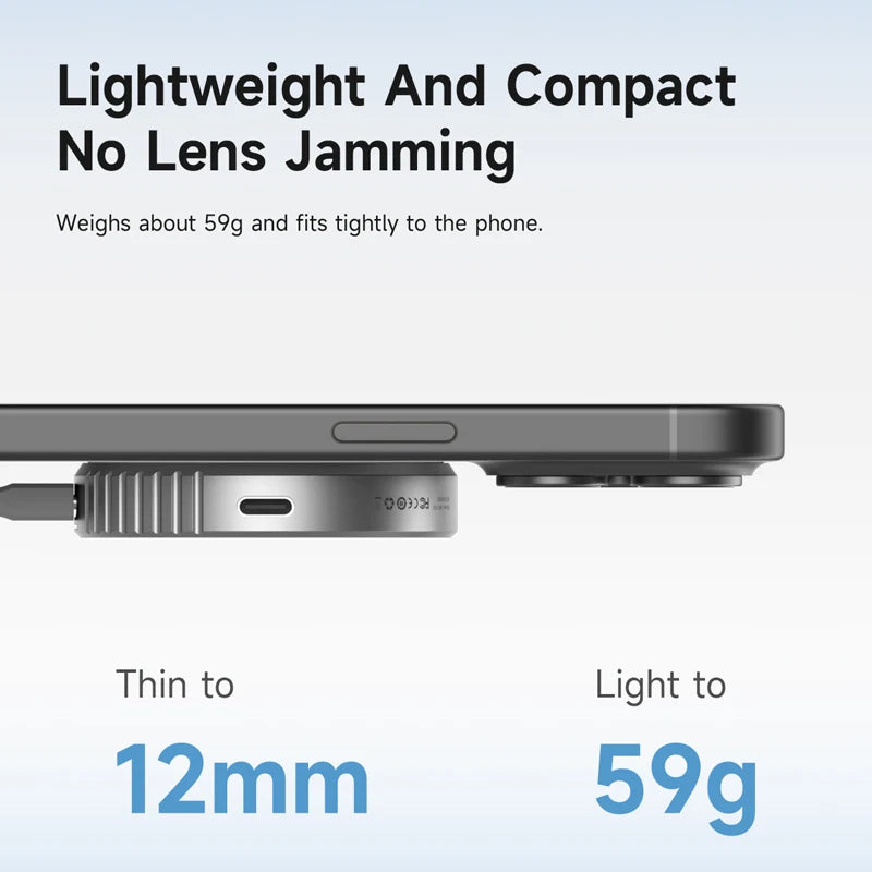 Hagibis Magnetic M.2 2230 NVMe SSD Enclosure USB C 3.2 Gen2 to NVMe PCI-E Magsafe SSD Case 100W PD for iPhone 16 ProRes MacBook