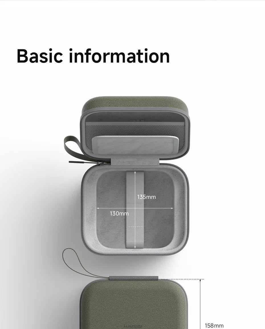 Hagibis Electronic Organizer Travel Case Bag for Mac mini M4/M4 Pro Portable Carry Case Hard Shell Shockproof for Mouse Charger