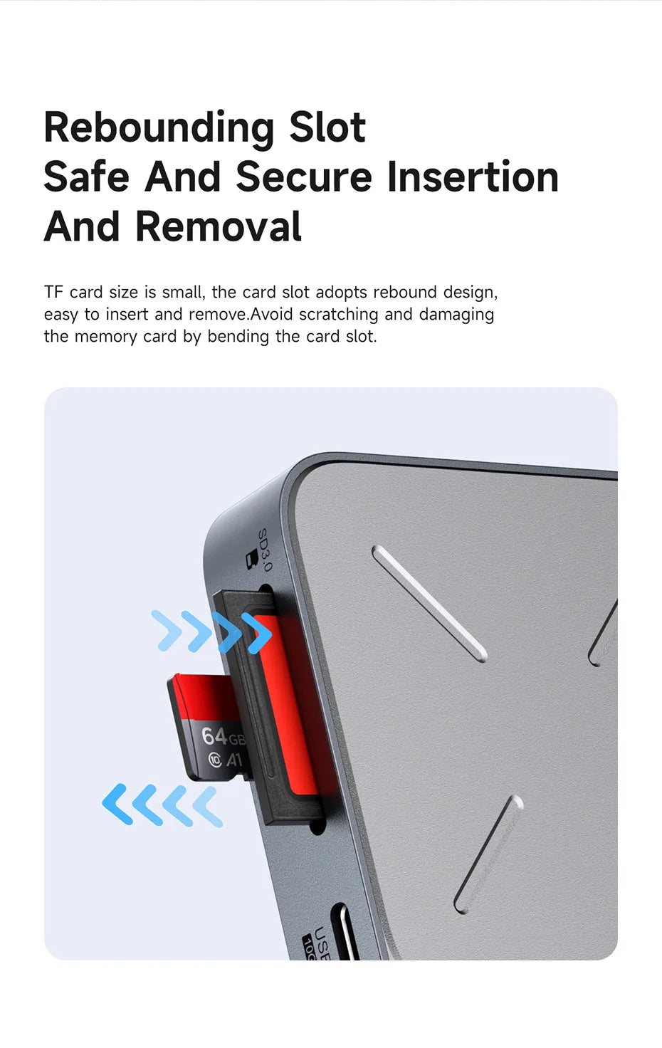 Hagibis Magnetic Card Reader SD4.0 312MB/s USB-C to SD MicroSD TF Memory Card Magnet HUB UHS-II for Laptop Phone Macbook Camera - Intechlegent
