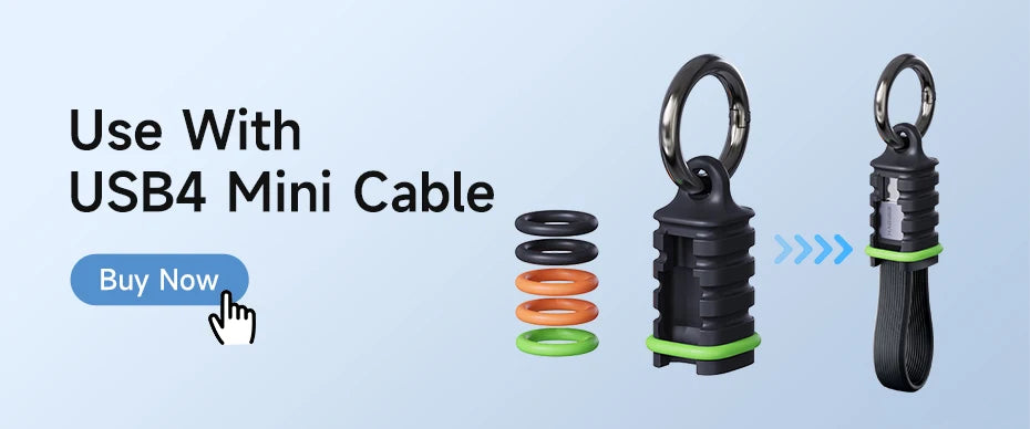 Hagibis USB4 Data Cable – 40Gbps, 240W PD, 8K Display Support - Intechlegent
