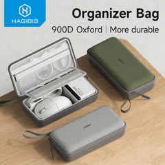 Hagibis Electronic Organizer Travel Cable Organizer Bag Pouch Portable Carry Case for Cable Charger SD Card Mouse Power Bank - Intechlegent