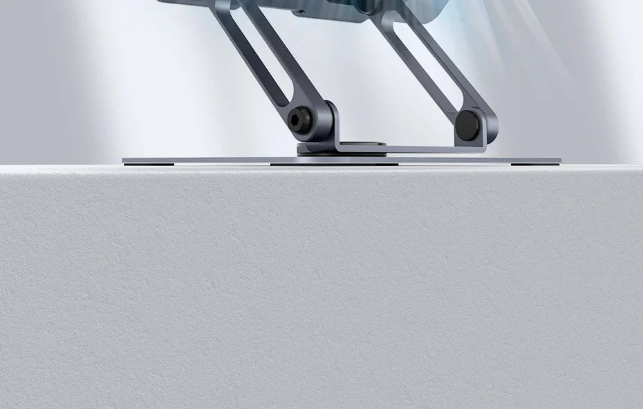 Hagibis 360° Rotating Tablet Stand Adjustable Tablet Holder Dual Rod Support Aluminum Foldable Cradle for iPad Pro Switch ROG - Intechlegent