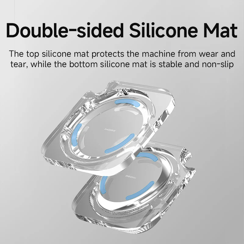Hagibis Desktop Dustproof Stand for Mac mini M4/M4 Pro Transparent Acrylic Dock Desk Holder Heat Disspation Mount Accessories