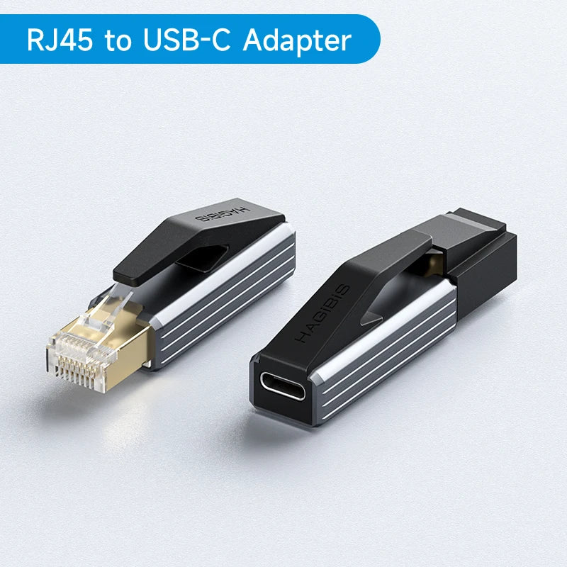 Hagibis USB C to Ethernet Adapter 1Gbps Gigabit USB C Female to RJ45 Male Network Converter for MacBook Pro iPhone 16  iPad XPS