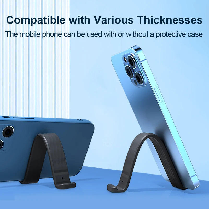 Hagibis Phone Grip Strap Stand Cell Phone Wristband Finger Holder Portable Universal Foldable Kickstand for Most Smartphones - Intechlegent