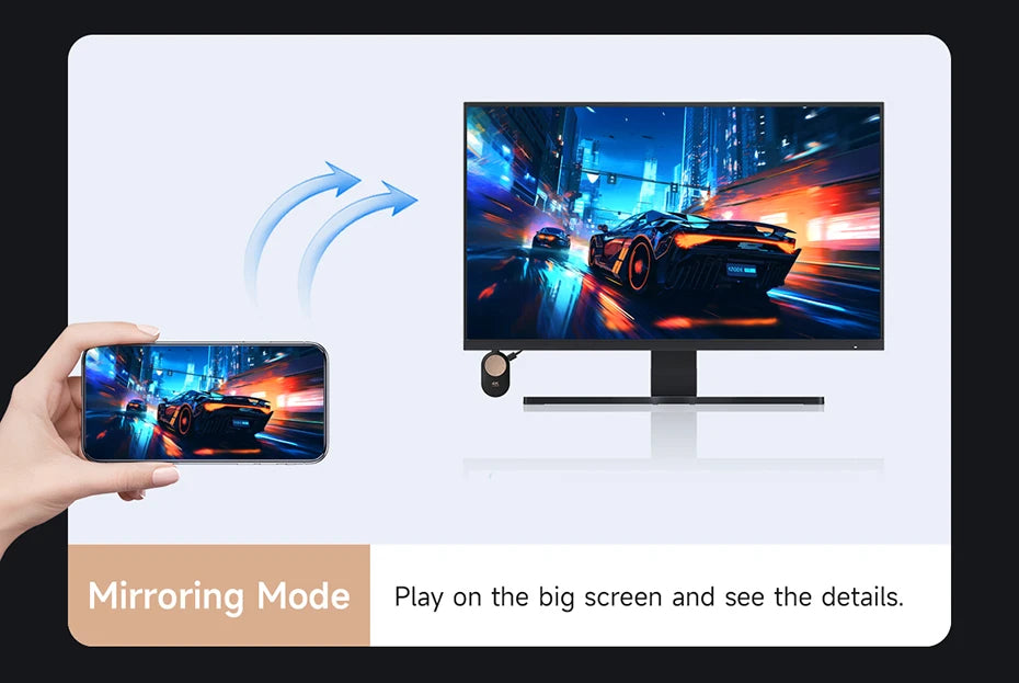 Hagibis Wireless HDMI-Compatible Display Dongle Adapter 4K@60Hz Wireless Extender for Laptop PC Smartphone HDTV Projector iOS - Intechlegent