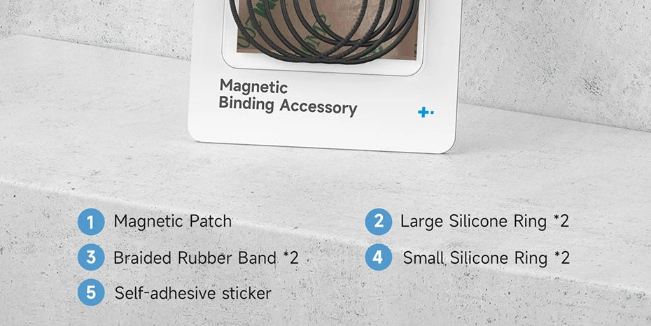 Hagibis Magnetic Patch Adapter Ring Magnet Sticker for Magsafe Patch Accessories Bundle Kits Power Bank SSD Enclosure DAC Amp - Intechlegent