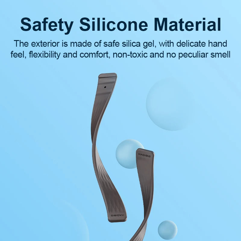 Hagibis Phone Grip Strap Stand Cell Phone Wristband Finger Holder Portable Universal Foldable Kickstand for Most Smartphones - Intechlegent