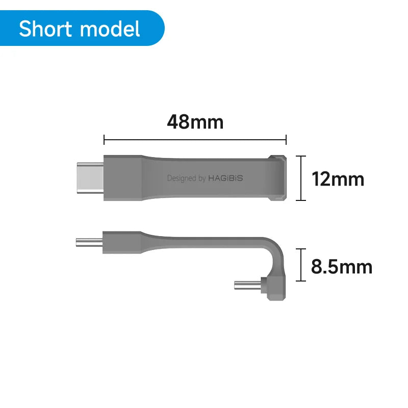 Hagibis Short USB C Cable 40Gbps USB4 Cable PD 240W Fast Charging for SSD iPhone 16 Power Bank USB DAC & AMP Headphone Amplifier