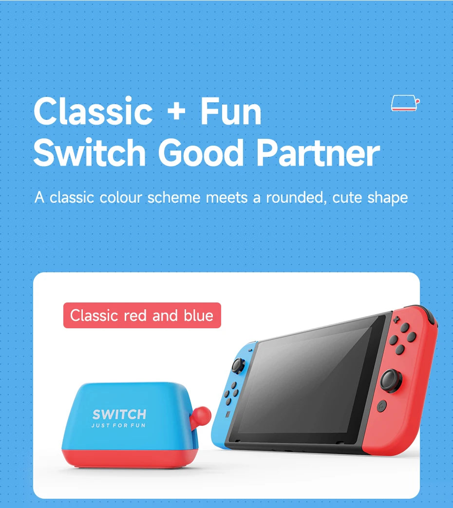 Hagibis Switch Game Card Case for Nintendo Switch Lite/ OLED Toaster Storage Holder Cute Portable Creativity Protective cover