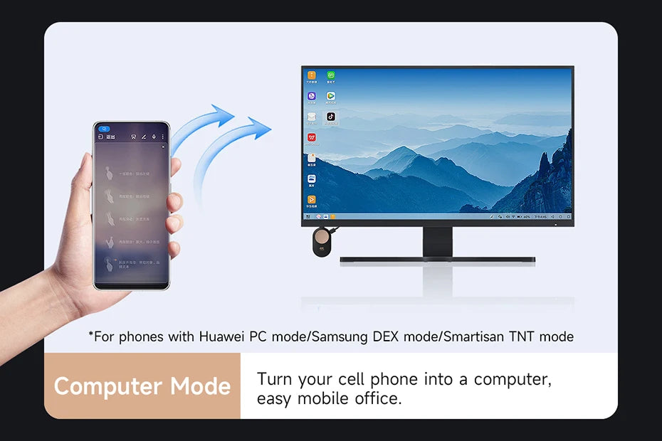 Hagibis Wireless HDMI-Compatible Display Dongle Adapter 4K@60Hz Wireless Extender for Laptop PC Smartphone HDTV Projector iOS - Intechlegent