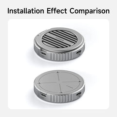 Hagibis Heatsink Heat Dissipation Fins Cover Desktop Stand Magsafe Double Sided Magnetic Only Accessories for MC100/MC100 Pro - Intechlegent