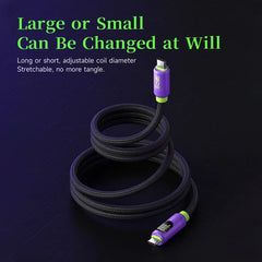 Hagibis Magnetic USB C to USB C Cable With LED Display USB C Charger Cable Type-c PD 240W Fast Charging Cord For iPhone 16/15 - Intechlegent