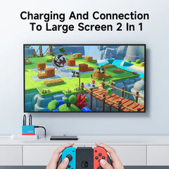 Hagibis Switch Portable Dock 65W GaN Fast charger 4K Gigabit Ethernet TV Docking station power supply for Nintendo Switch/OLED - Intechlegent
