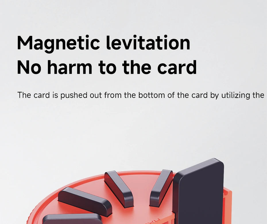 Hagibis Switch Rotating Game Card Case with 10 Game Card Slots Creative NS Card Storage Box Holder for Nintendo Switch/Lite/OLED