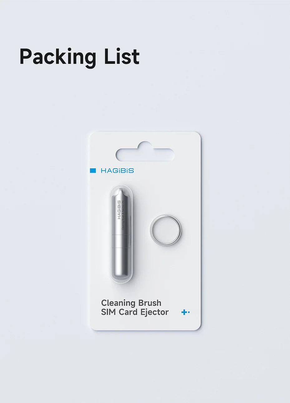 Hagibis SIM Card Tray Removal Tool Eject Pin Earbuds Cleaning Brush Reset Tools Needle Opener Cleaner Pen Kit for iPhone Airpods