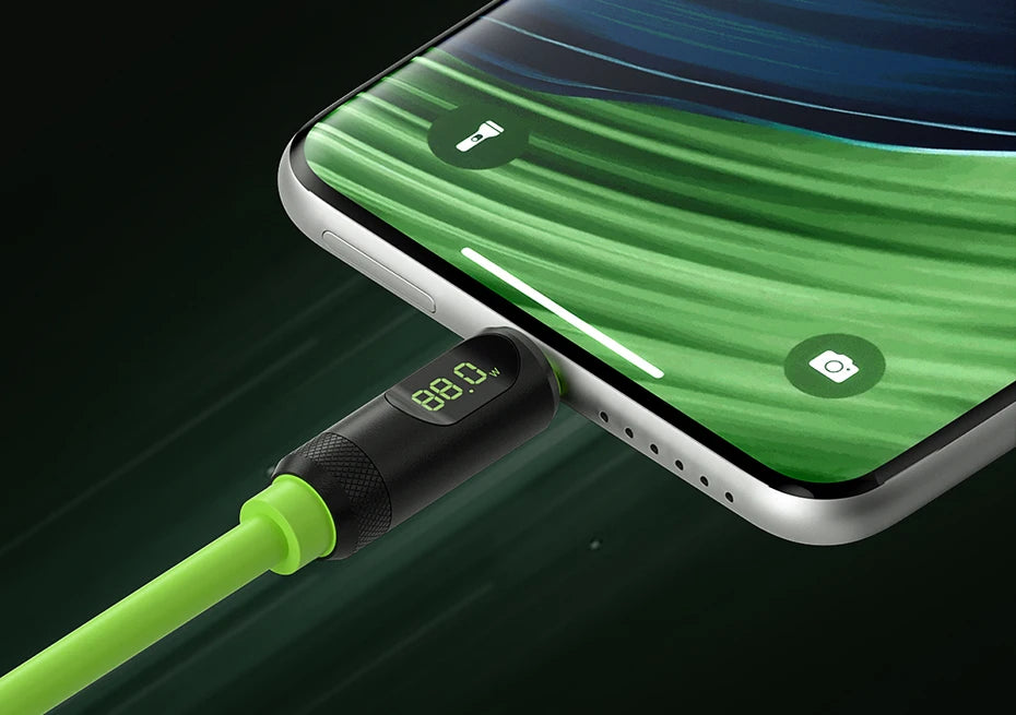 Hagibis USB C Fast Charger Cable With LED Display PD 240W 40Gbps Video Cord Compatible with Thunderbolt 4/3 For iPhone 16 Laptop - Intechlegent
