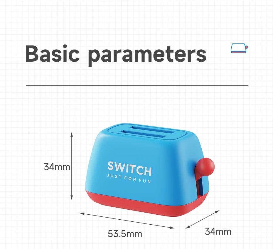 Hagibis Switch Game Card Case for Nintendo Switch Lite/ OLED Toaster Storage Holder Cute Portable Creativity Protective cover