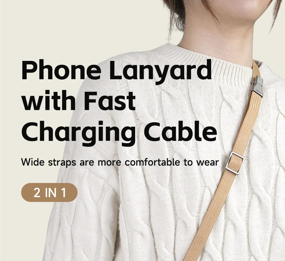 Hagibis Universal Phone Lanyard USB C to USB C Cable Phone Strap Anti-loss C to C Cord for iPhone 16 Pro Max Camera Sony Fuji - Intechlegent