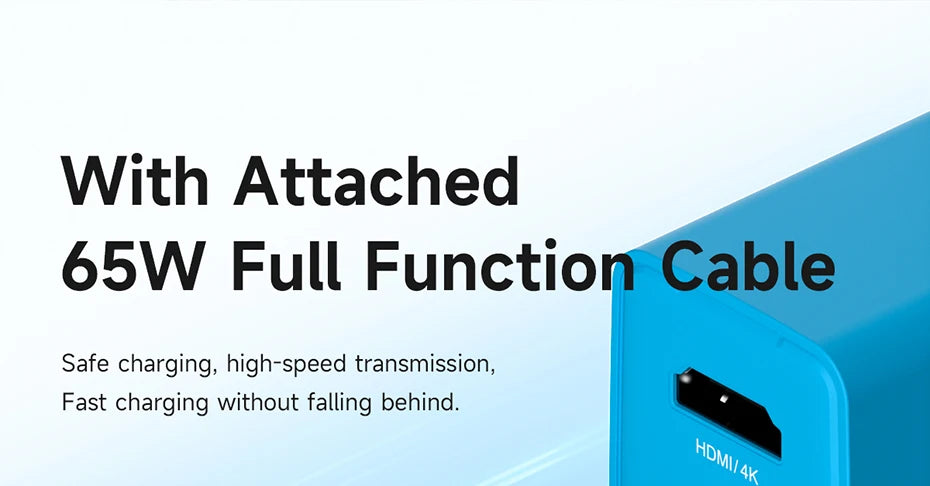 Hagibis Switch Portable Dock 65W GaN Fast charger 4K Gigabit Ethernet TV Docking station power supply for Nintendo Switch/OLED - Intechlegent