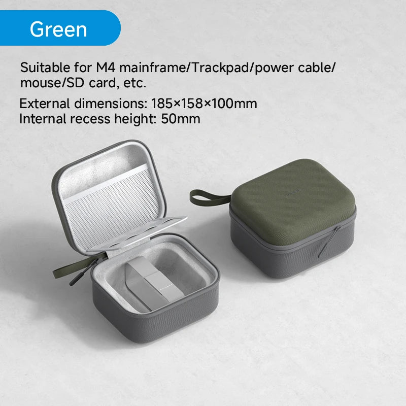 Hagibis Electronic Organizer Travel Case Bag for Mac mini M4/M4 Pro Portable Carry Case Hard Shell Shockproof for Mouse Charger