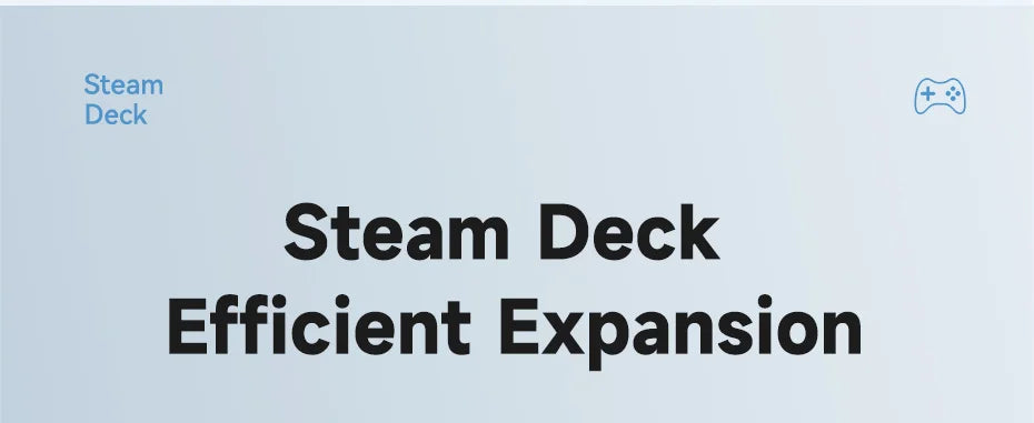 Hagibis 6 in 1 Steam Deck Docking Station Dock Holder Hub OLED USB C to RJ45 4K60HZ HDMI Fast Charging Base Handheld Accessories