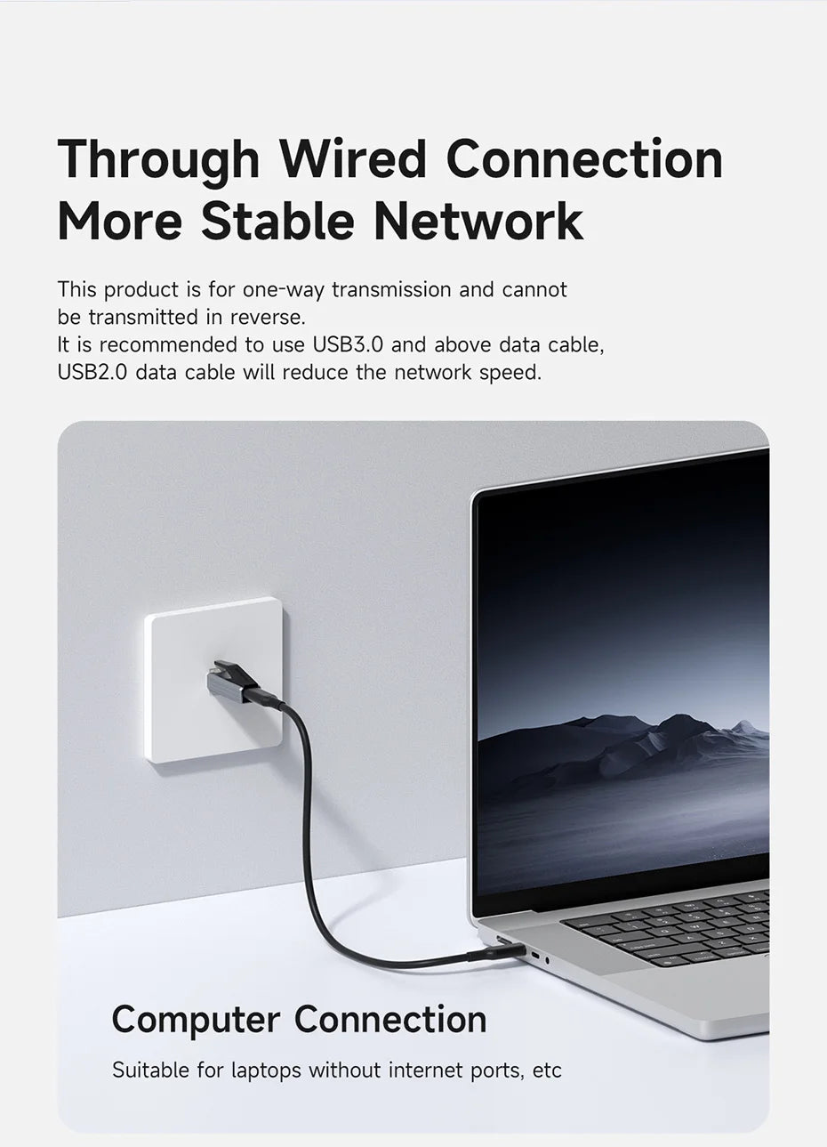 Hagibis USB C to Ethernet Adapter 1Gbps Gigabit USB C Female to RJ45 Male Network Converter for MacBook Pro iPhone 16  iPad XPS