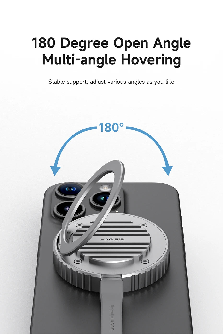 Hagibis Heatsink Heat Dissipation Fins Cover Desktop Stand Magsafe Double Sided Magnetic Only Accessories for MC100/MC100 Pro - Intechlegent